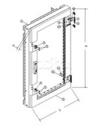 Дверь передняя плексигласовая TOA PGD-22 в Ставрополе Системы оповещения и трансляции TOA Pintop.ru