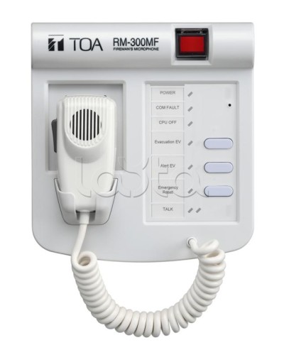 Панель микрофонная пожарная для серии VM-3000 в Ставрополе Системы оповещения и трансляции TOA Pintop.ru
