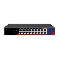 Hi-PoE коммутатор TRASSIR TR-NS1118-240-16POE