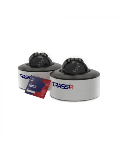 Комплект облачного видеонаблюдения TRASSIR W2D5Street в Ставрополе IP-камеры Pintop.ru