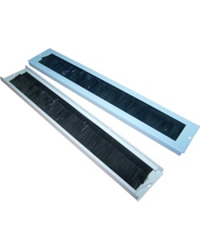 Ввод кабельный щеточный для настенных шкафов (серый) TWT TWT-CBW-BP в Ставрополе Аксессуары для стоек и шкафов Pintop.ru