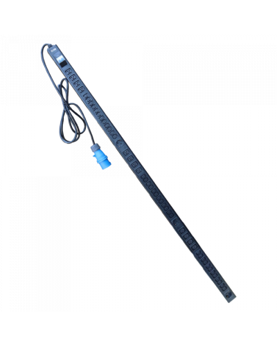 Блок розеток верт. 32A / 250V, 12xC19 + 36xC13 + 3xSchuko, шнур 3 метра, IEC309 TWT (TWT-PDV-12x36x3S-32A) в Ставрополе Блоки розеток Pintop.ru