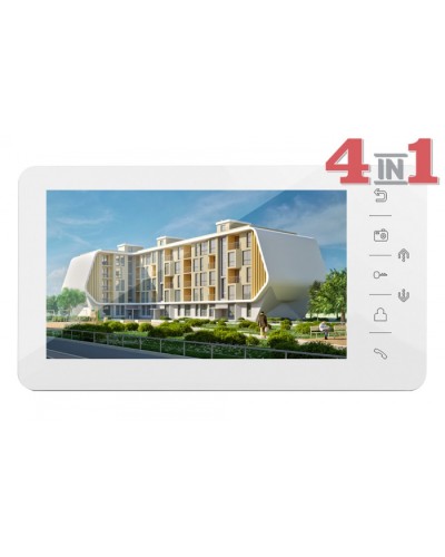 Монитор цветного видеодомофона Tantos Prime HD (White) VZ в Ставрополе Абонентские видеоустройства Pintop.ru