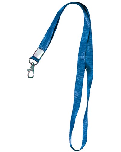 Лента шёлковая с металлическим карабином-защёлкой Tantos TS-STR (blue) в Ставрополе Дополнительное оборудование для СКУД Pintop.ru