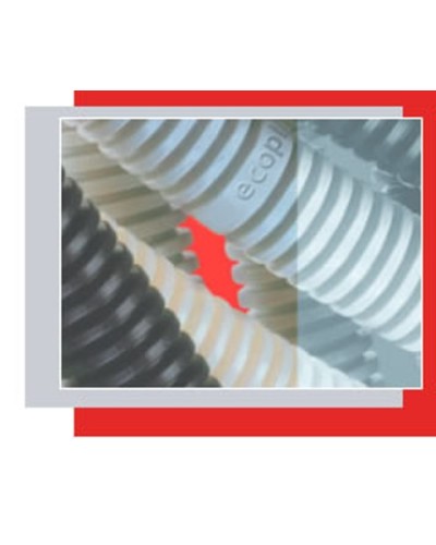 Труба гофр. ПВХ 16 мм (100 м) Экопласт (10016) в Ставрополе Труба гофрированная Pintop.ru