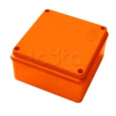 Коробка огнестойкая 100х100х55, 6P, (0,15-2,5мм2), без галогена Экопласт 42017HF