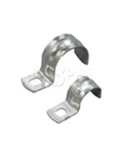 Скоба оцинкованная с одним отверстием для трубы D20мм, м.о. 6,5-5,0мм (1уп=100шт) Экопласт (43720P) в Ставрополе Держатели, клипсы, скобы Pintop.ru