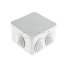 Коробка распределительная о/п 70х70х40, 6 вых, без галогена Экопласт 44056HF