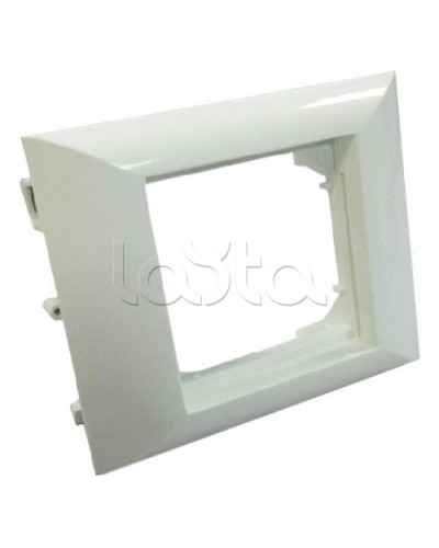 Суппорт для розетки 45х45 на 2 модуля для кабель-канала серии ARC-LAN Экопласт 573909 в Ставрополе Аксессуары для кабель-канала Pintop.ru