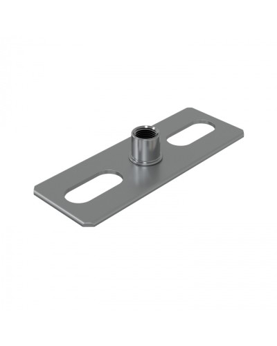 Пластина опорная с гайкой М8 (1уп=150шт) Экопласт (59920) в Ставрополе Аксессуары для лотков Pintop.ru