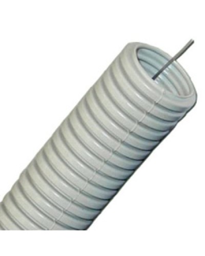 Труба гофрированная ПП тяжелая диам 32 мм, с зондом Экопласт 61132 в Ставрополе Труба гофрированная Pintop.ru