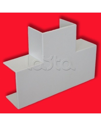 Угол Т-образный для кабель-канала МЕХ, для сечения 40x40 Экопласт 72409 в Ставрополе Аксессуары для кабель-канала Pintop.ru