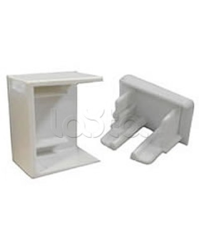 Заглушка для кабель-канала МЕХ, для сечения 40x16 Экопласт 72806 в Ставрополе Аксессуары для кабель-канала Pintop.ru