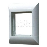 Суппорт для розетки45x45 на 2 модуля Экопласт 73909