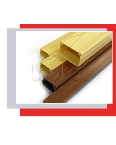 Миниканал 40x25 серия MEX с текстурой дерева (орех) Экопласт 77010N-2 в Ставрополе Кабель-канал Pintop.ru