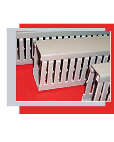 Короб перфорированный 25х30 мм (серый) Экопласт СР-Е164 в Ставрополе Кабель-канал Pintop.ru