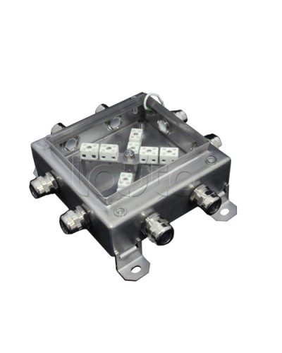 Коробка монтажная огнестойкая Гефест КМ-О (16к*10,0)-IP66 1515нерж, 8 вводов в Ставрополе Распределительные коробки Pintop.ru