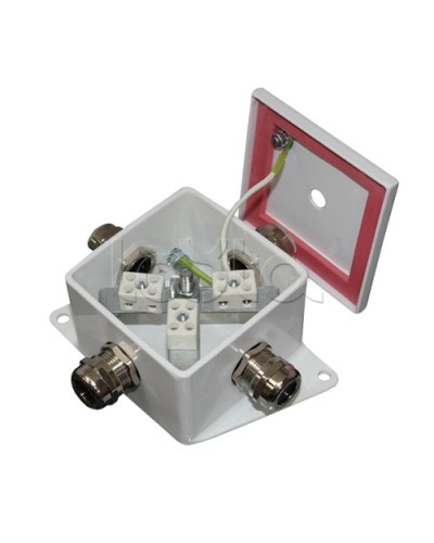 Коробка монтажная огнестойкая Гефест КМ-О (2к)-IP66, два ввода 80х80х68 в Ставрополе Распределительные коробки Pintop.ru