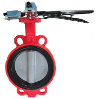 Затвор дисковый межфланцевый Зт50/1.6-УФ.УХЛ4-"Аква-Гефест" с рукояткой