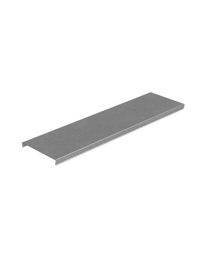 Крышка лотка 150х0,8 L2000 мм ПЛЮС HD85 КМ-профиль (KLplus150-0.8-2000 HD85) в Ставрополе Аксессуары для лотков Pintop.ru