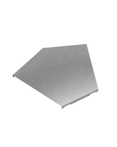 Крышка горизонтального угла 45 гр. 200 мм ПЛЮС HD КМ-Профиль (KGLplus45-200 HD) в Ставрополе Аксессуары для лотков Pintop.ru