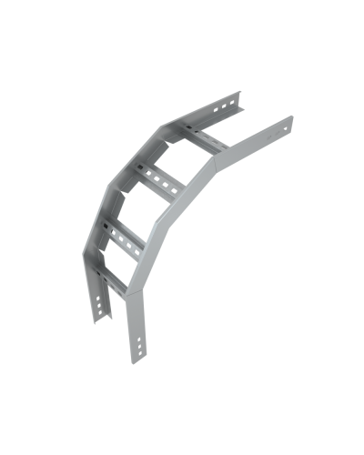 Угол лестничный вертикальный внешний 90 гр. 100х150х1,5 мм HD85 КМ-профиль (LVL90-100-150-1.5 HD85) в Ставрополе Аксессуары для лотков Pintop.ru