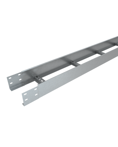 Лоток лестничный 100х500х1,2 L2000 мм Быстрый монтаж КМ-Профиль (LLS100-500-1.2-2000) в Ставрополе Кабельные лотки Pintop.ru