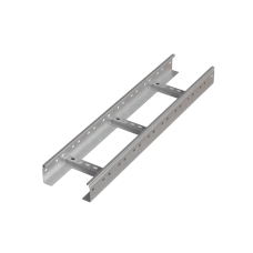 Лоток лестничный 80х150х1,2 L4500 мм HD85 N КМ-профиль (LL80-150-1.2-4500 HD85 N)