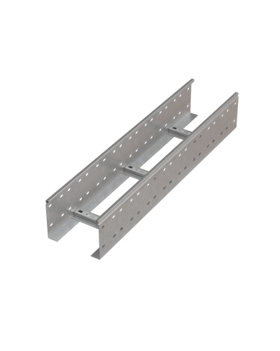 Лоток лестничный 150х200х1,2 L4500 мм N КМ-профиль (LL150-200-1.2-4500 N) в Ставрополе Кабельные лотки Pintop.ru