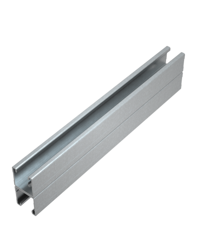 Страт-профиль двойной 41х41 L200 мм s:3,0 HD85 КМ-профиль (2STPV41-41-200 HD85) в Ставрополе Аксессуары для лотков Pintop.ru