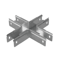 Х-разветвитель прямой 50х50 мм "ПЛЮС" HD85 КМ-профиль (PXDplus50-50 HD85)
