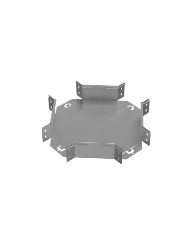 Х-разветвитель 80х150 мм ПЛЮС HD85 КМ-профиль (XDplus80-150 HD85) в Ставрополе Аксессуары для лотков Pintop.ru