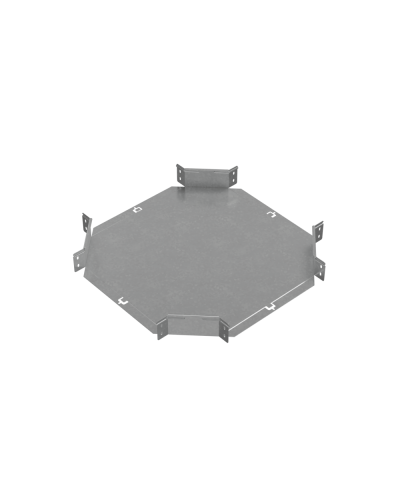 Х-разветвитель 80х400 мм ПЛЮС HD85 КМ-профиль (XDplus80-400 HD85) в Ставрополе Аксессуары для лотков Pintop.ru