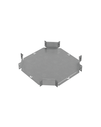 Х-разветвитель 100х400 мм ПЛЮС INOX304 КМ-Профиль (XDplus100-400 INOX304) в Ставрополе Аксессуары для лотков Pintop.ru