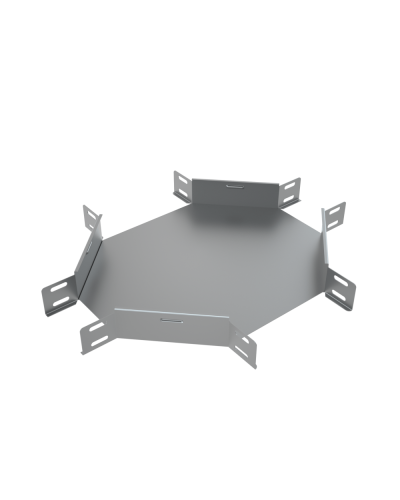 Х-разветвитель 50х100 мм КМ-Профиль (XD50-100) в Ставрополе Аксессуары для лотков Pintop.ru
