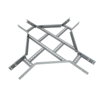 Х-разветвитель лестничный 100х300х1,2 мм "Быстрый монтаж" HD КМ-Профиль (LXDS100-300-1.2 HD)