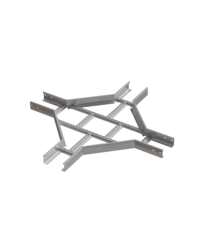 Х-разветвитель лестничный 80х150х2,0 мм N КМ-профиль (LXD80-150-2.0 N) в Ставрополе Аксессуары для лотков Pintop.ru