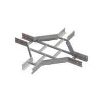 Х-разветвитель лестничный 100х300х1,2 мм INOX304 N КМ-Профиль (LXD100-300-1.2 INOX304 N)