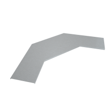 Крышка лестничного горизонтального угла 90 гр. 500 мм HD КМ-Профиль (KLGL90-500 HD)