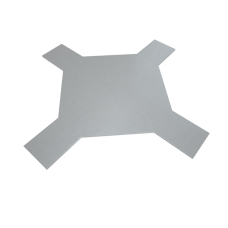 Крышка лестничного Х-разветвителя 150 мм HD КМ-Профиль (KLXD150 HD)