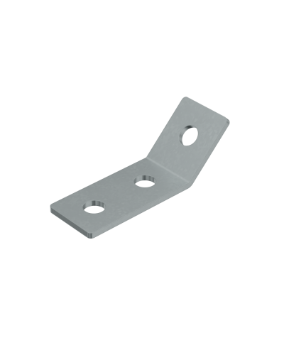 Уголок 45 гр. (3 отверстия) HD85 КМ-профиль (USG45-3 HD85) в Ставрополе Аксессуары для лотков Pintop.ru