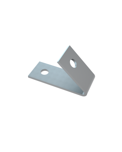 Уголок c острым углом 135 гр. с двумя отверстиями КМ-профиль (USG135-2) в Ставрополе Аксессуары для лотков Pintop.ru