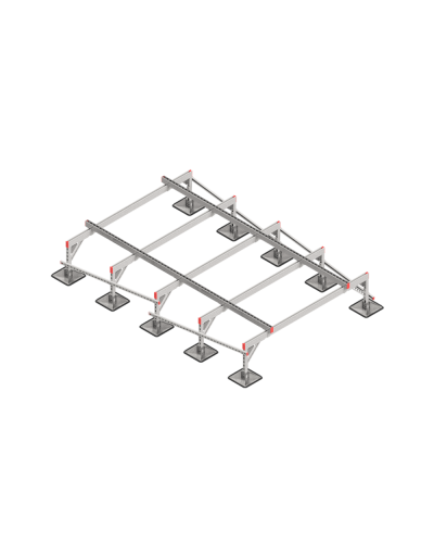 Опорная конструкция для установки оборудования TECHNORAPTOR STEELFOOT 2000х3000 тип 2 КМ-профиль (KM-TR-STF-SSEI-2000-3000-2) в Ставрополе Системы видеонаблюдения Pintop.ru