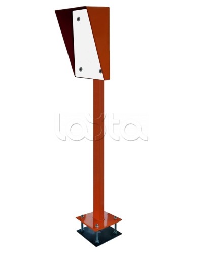 Стойка для считывателя Аякс 300х400 мм, черная, Базовая, прямая в Ставрополе Дополнительное оборудование для СКУД Pintop.ru