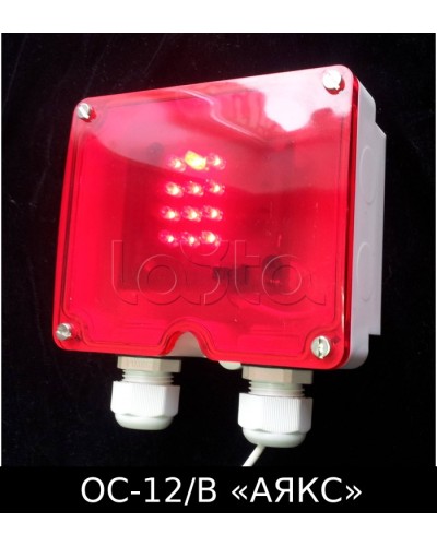 Оповещатель световой взрывозащищенный ОС-12/В Аякс Магнито-Контакт в Ставрополе Оповещатели Ex Pintop.ru