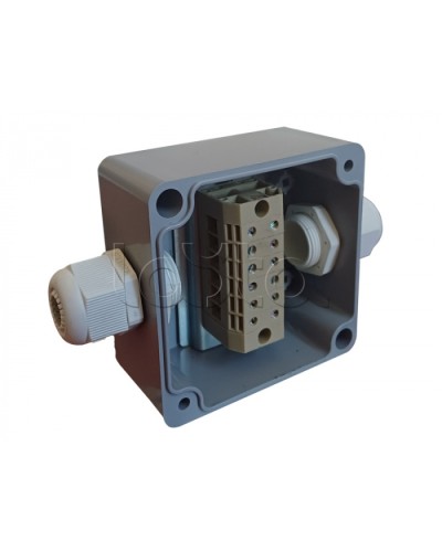 Коробка пылевлагонепроницаемая клеммная G366 А К 10 мм2 АЯКС IP66/IP65, 82x80x55 Магнито-контакт в Ставрополе Распределительные коробки Pintop.ru