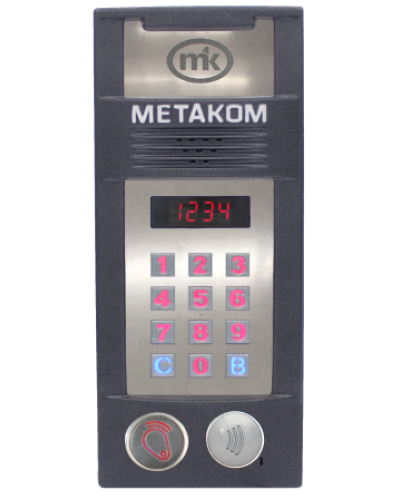 Многоабонентый антивандальный блок вызова Метаком MК2018-RFMFС в Ставрополе Блоки вызова многоабонентные Pintop.ru