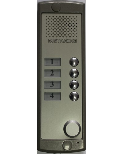 Блок вызова домофона Метаком MK4-K-RF в Ставрополе Блоки вызова многоабонентные Pintop.ru