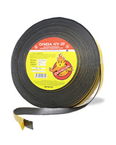 Лента термоуплотнительная Огнеза ОГНЕЗА-ЛТУ 2*20 мм., рулон 25 пог.м. в Ставрополе Дополнительное оборудование пожаротушения Pintop.ru