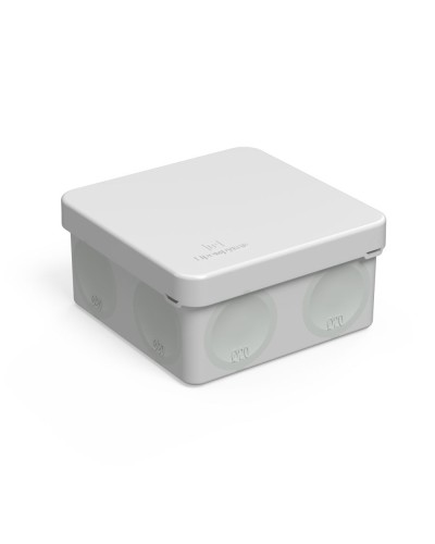 Коробка распред. 60-0210м двухкомп. безгалогенная (HF) 80х80х40 (8шт/уп) Промрукав (60-0210м) в Ставрополе Распределительные коробки Pintop.ru